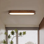 Energiesaving wood LED ceiling lamp