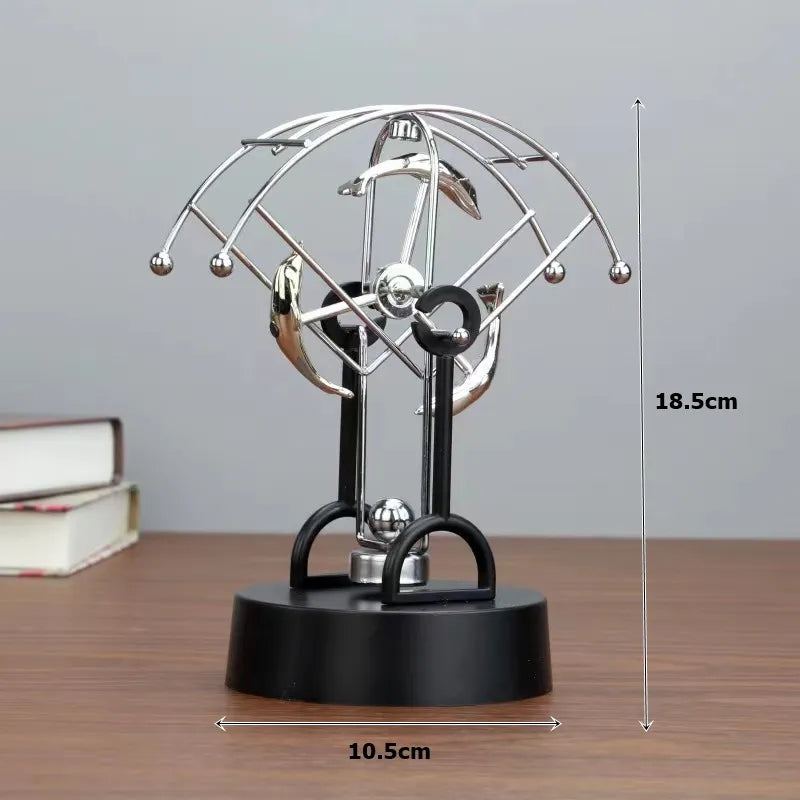 Newton Pendulum Bal, dat voortdurende beweging vertegenwoordigt