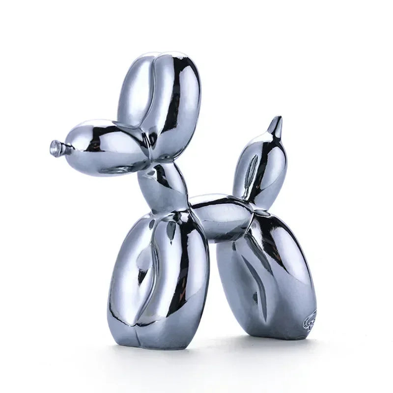 Nordic Balloon Dog Sculptuur Hars Dier Ornament Kunst Sculpturen en Figuren Ambacht Thuis Decoratie Kamer Bureau Accessoires