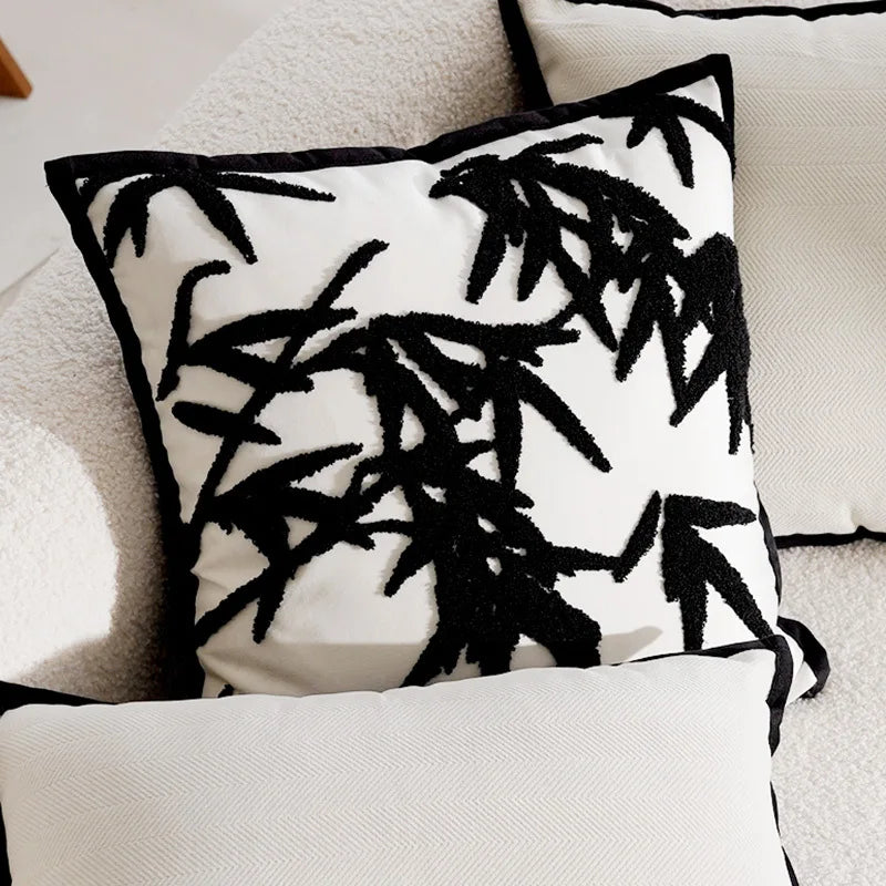 Luxe Geweven Decoratieve Kussen met Paardenprint voor Bank en Woonkamer