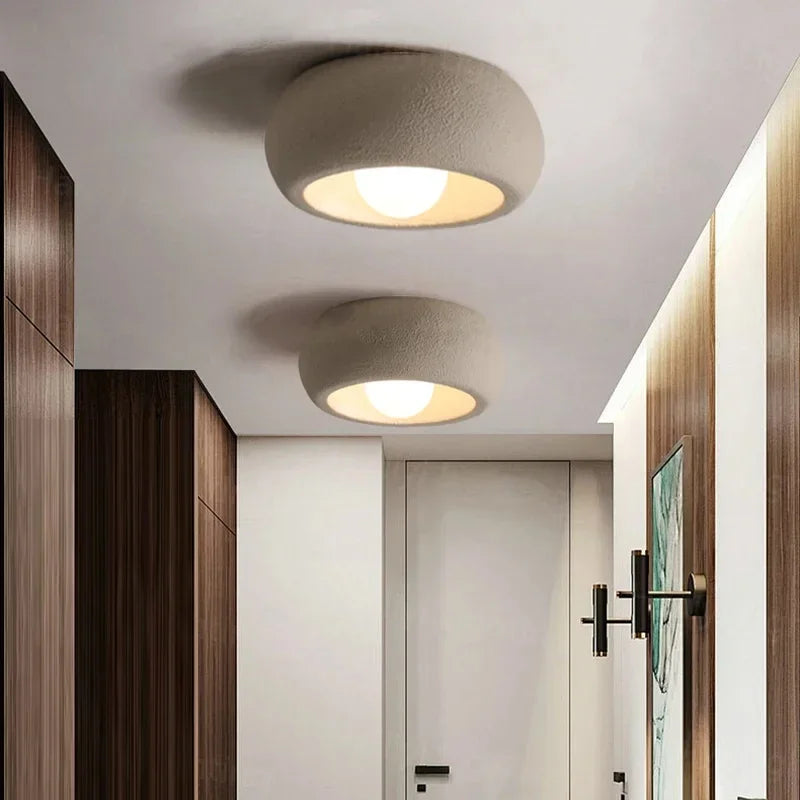 Japanse Wabi-Sabi Ronde Plafondlamp LED