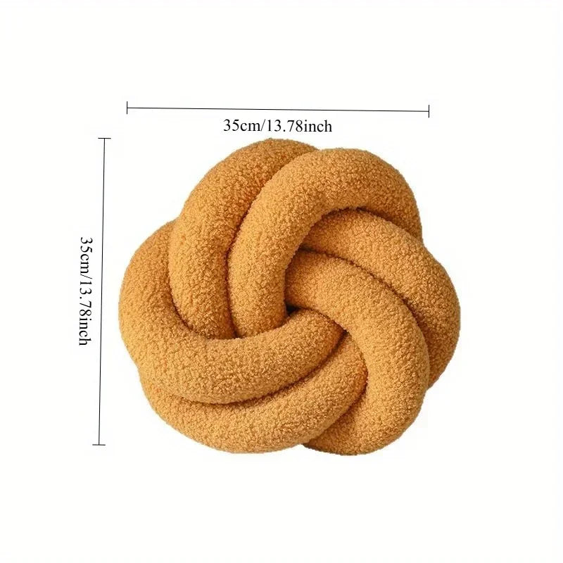 Nordic Cotton Boucle Knoop Kussen | Avosian