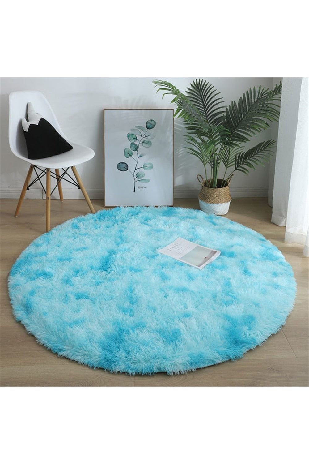 Fluffy Rond Tapijt