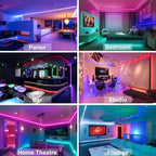 USB RGB LED strip verlichting met app-besturing voor kamer- en TV-achtergrondverlichting decor
