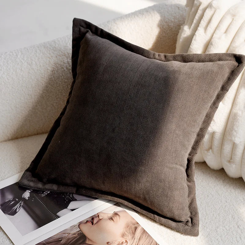 Luxe Geweven Decoratieve Kussen met Paardenprint voor Bank en Woonkamer