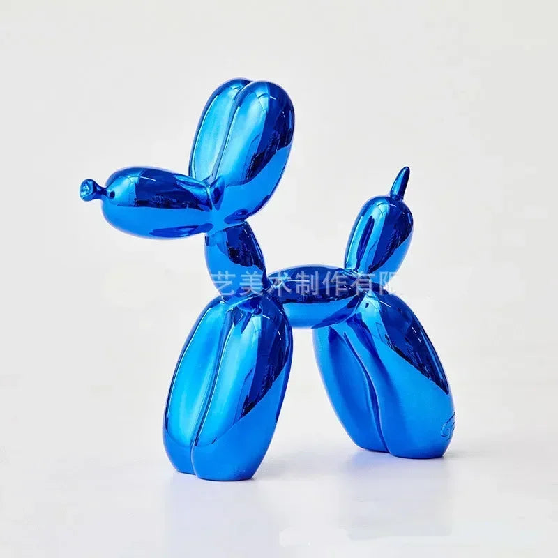 Nordic Balloon Dog Sculptuur Hars Dier Ornament Kunst Sculpturen en Figuren Ambacht Thuis Decoratie Kamer Bureau Accessoires