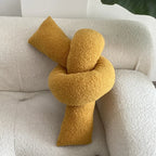 Nordic Bouclé Abstract Kussen – Minimalistische Pluche Kussen | Avosian
