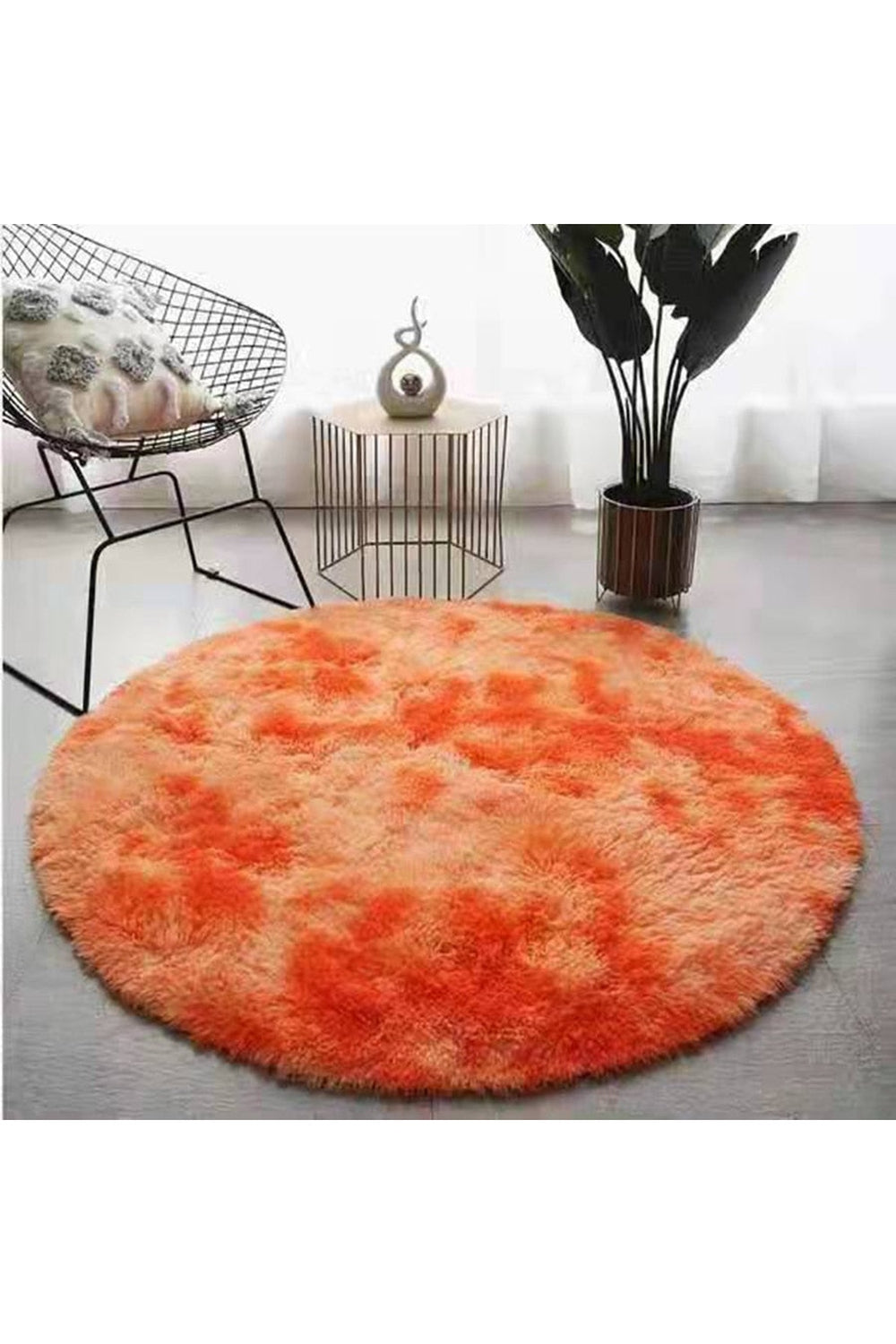Fluffy Rond Tapijt