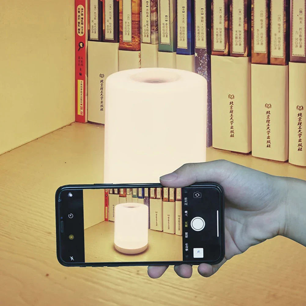 Contactless rechargeable table lamp | Dimmable LED table lamp with USB connection