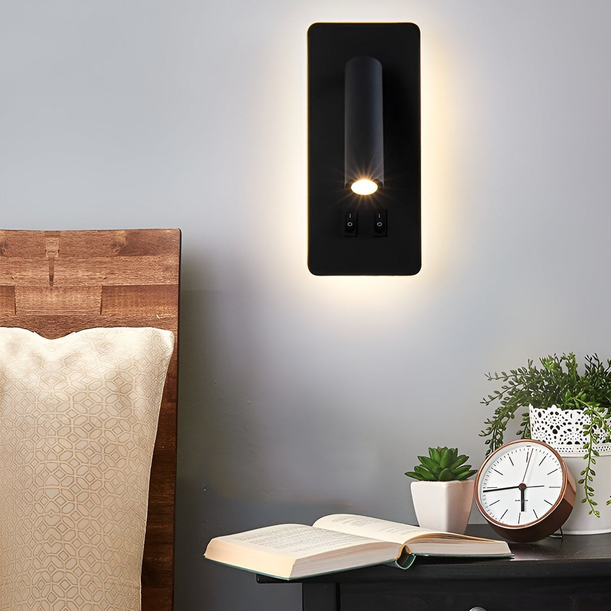 Swivel330 | Minimalistische Cilinder Wandlamp – Verstelbare 330° Draaiende LED Wandlamp