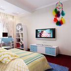 Eenvoudige creatieve woningdecoratie ornamenten dromenvanger auto hangertje (Wit)