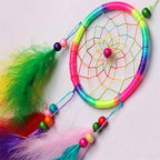 Eenvoudige creatieve woningdecoratie ornamenten dromenvanger auto hangertje (Wit)