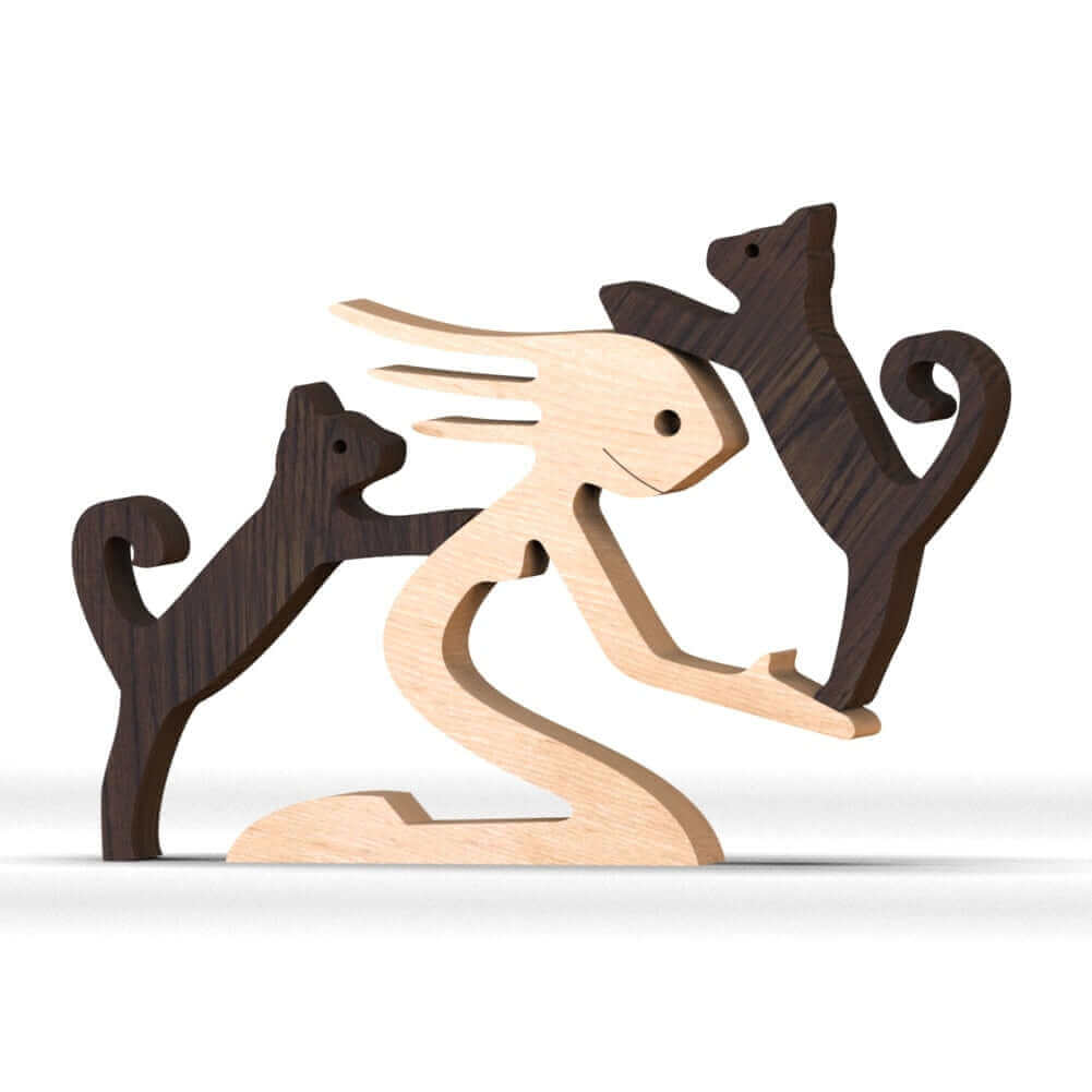 Deense Houten Dieren Ornamenten