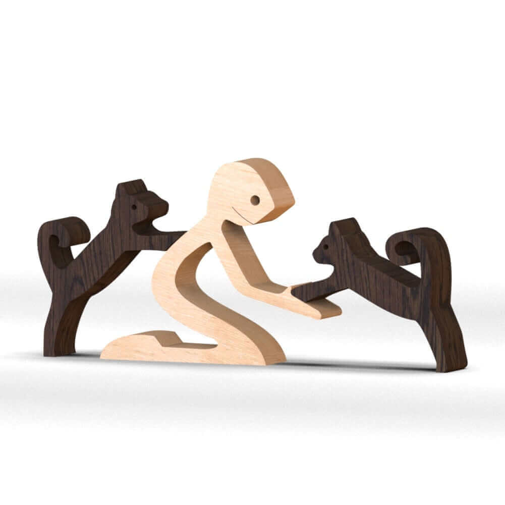 Deense Houten Dieren Ornamenten
