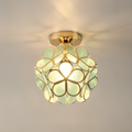 Retro-Stijl PVC Plafondlamp – Bloemenpatroon voor een unieke uitstraling