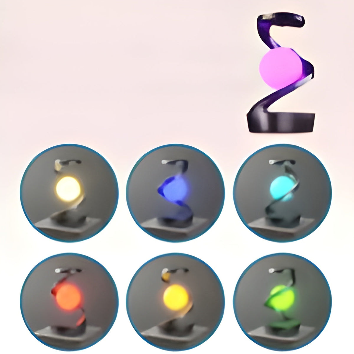 Draaibare drijvende tafellamp | FloatLight