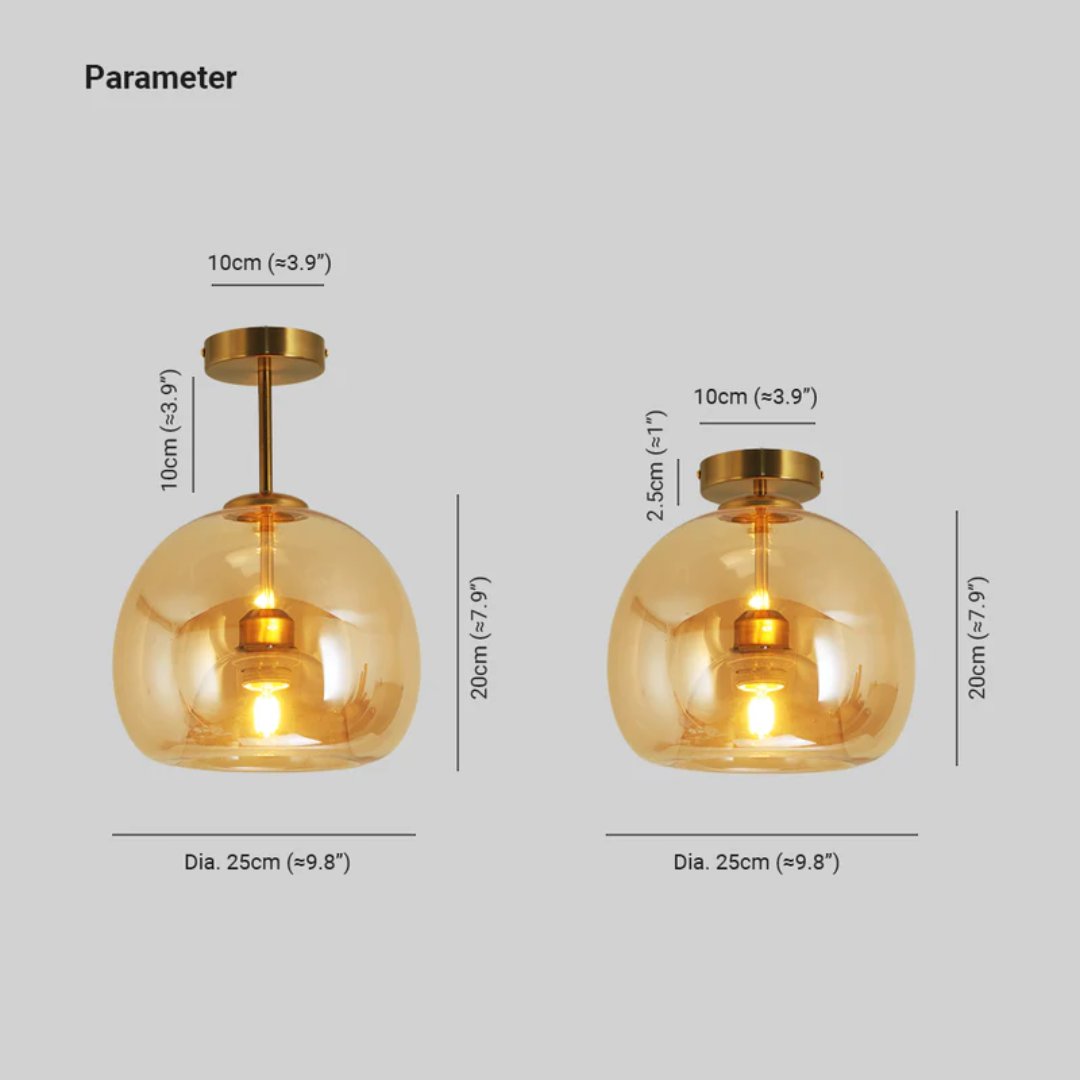 Moderne ronde LED ceiling light - Aurelia