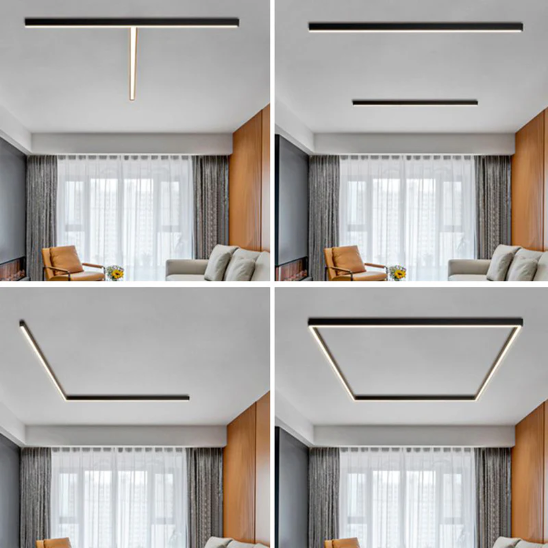 Industriële lineaire LED ceiling lamp - Stratum