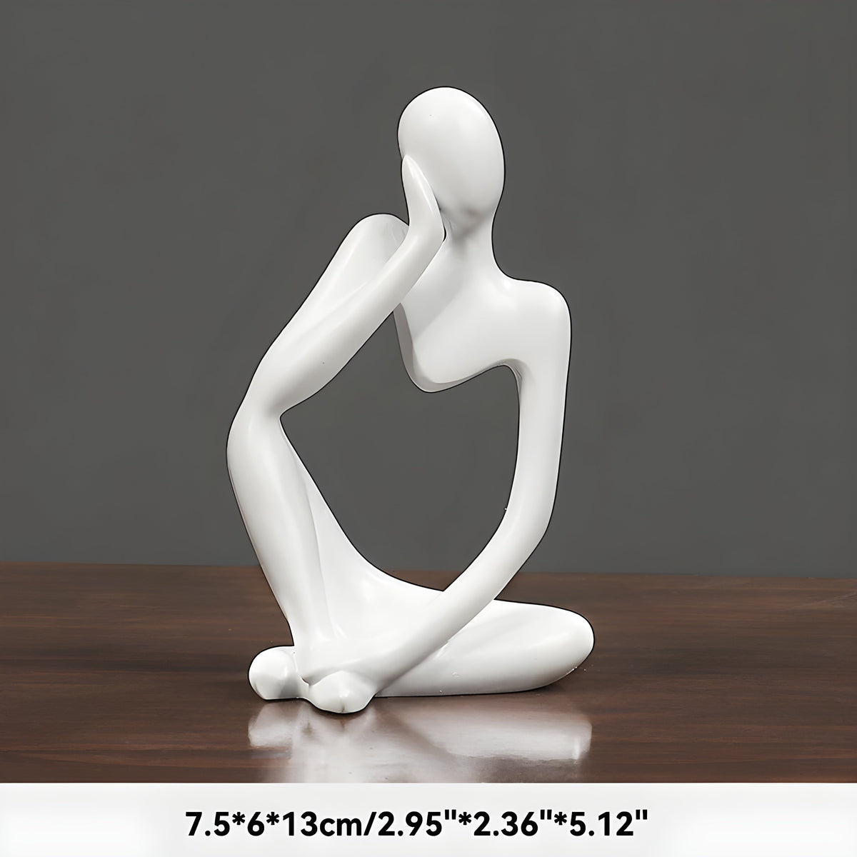 Abstract Thinker Beeldhouwwerk Woondecoratie