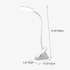Eenvoudige LED Clip Bureau Lamp Oplaadbaar Oogbescherming Nachtlamp