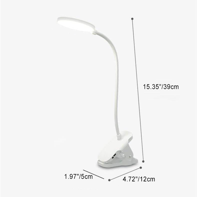 Eenvoudige LED Clip Bureau Lamp Oplaadbaar Oogbescherming Nachtlamp