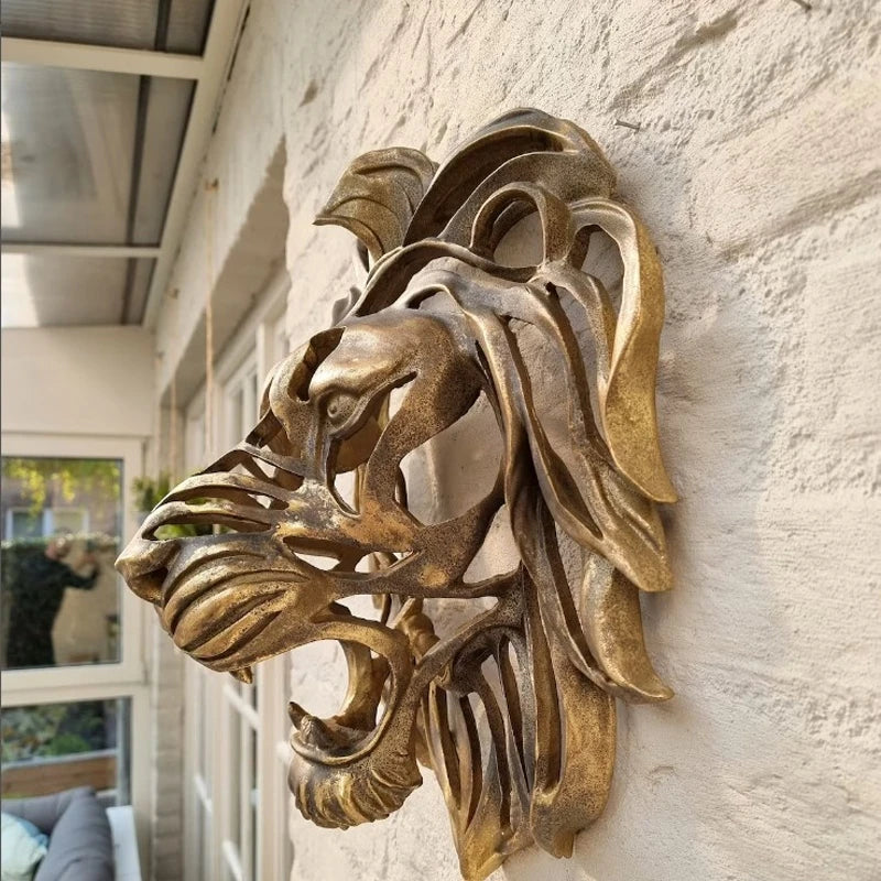 RegalRoar Leeuw - Leeuwenkopf Wandsculptuur