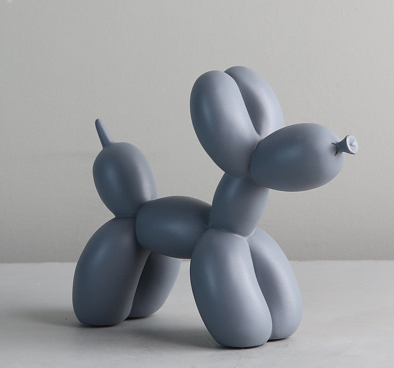 Zwart-witte ballonhond