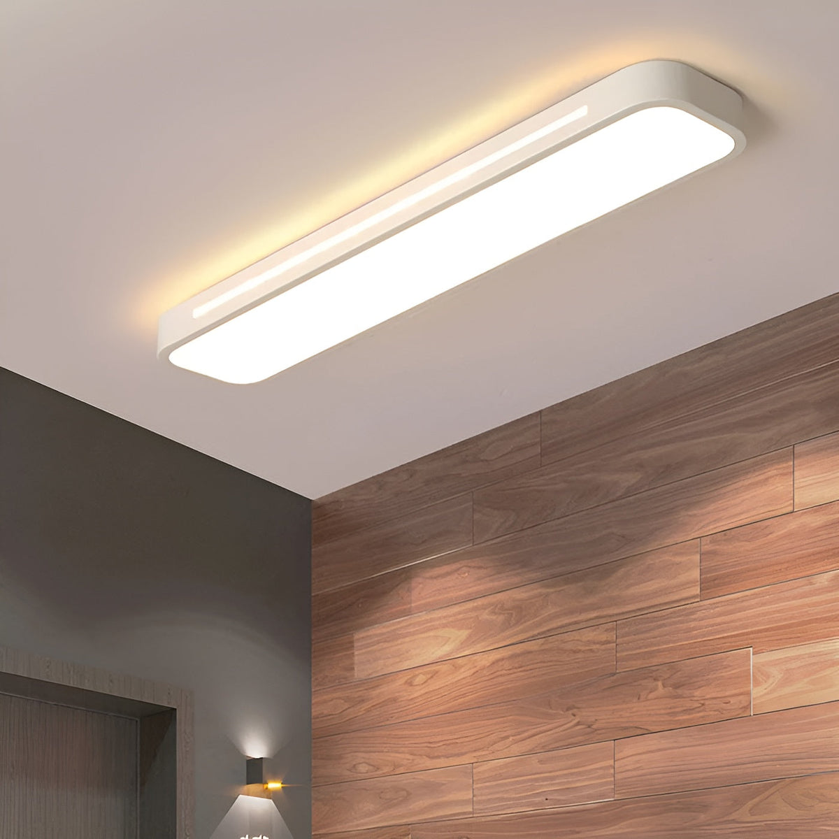 Rechthoekige plafondlamp - Duidelijke lijnen & modern design | Perfect voor woonkamer en eetruimte
