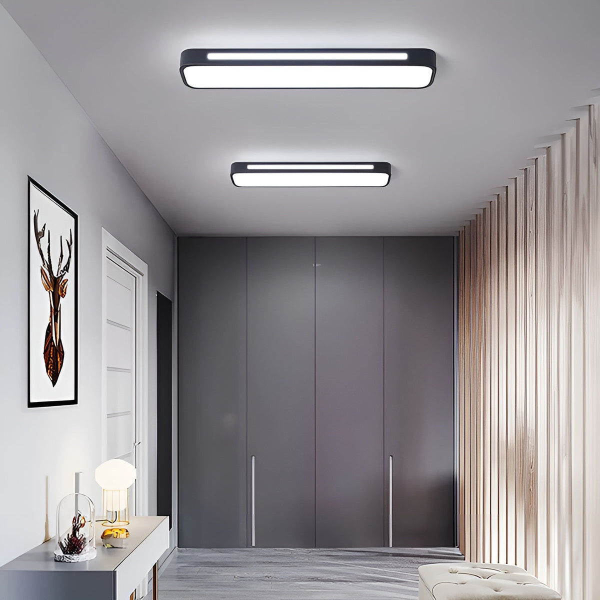 Rechthoekige plafondlamp - Duidelijke lijnen & modern design | Perfect voor woonkamer en eetruimte