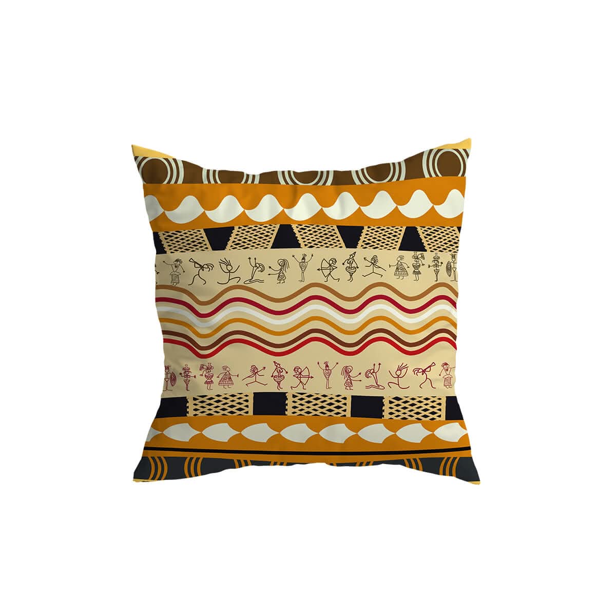 Afro-Patroon Sierkussenhoes voor Woondecoratie