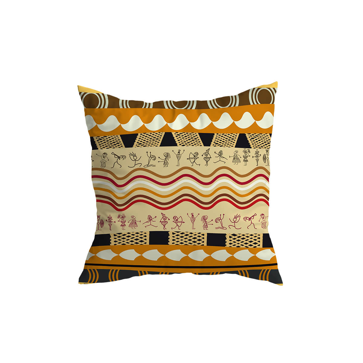 Decoratieve Kussen met Afrikaans Patroon