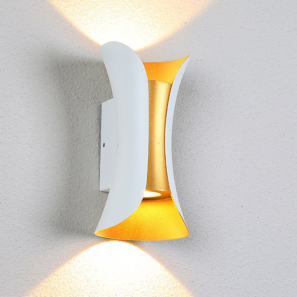 Elegante waterdichte LED-lampen met gebogen vorm voor de tuin