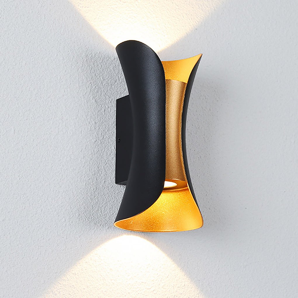 Elegante waterdichte LED-lampen met gebogen vorm voor de tuin