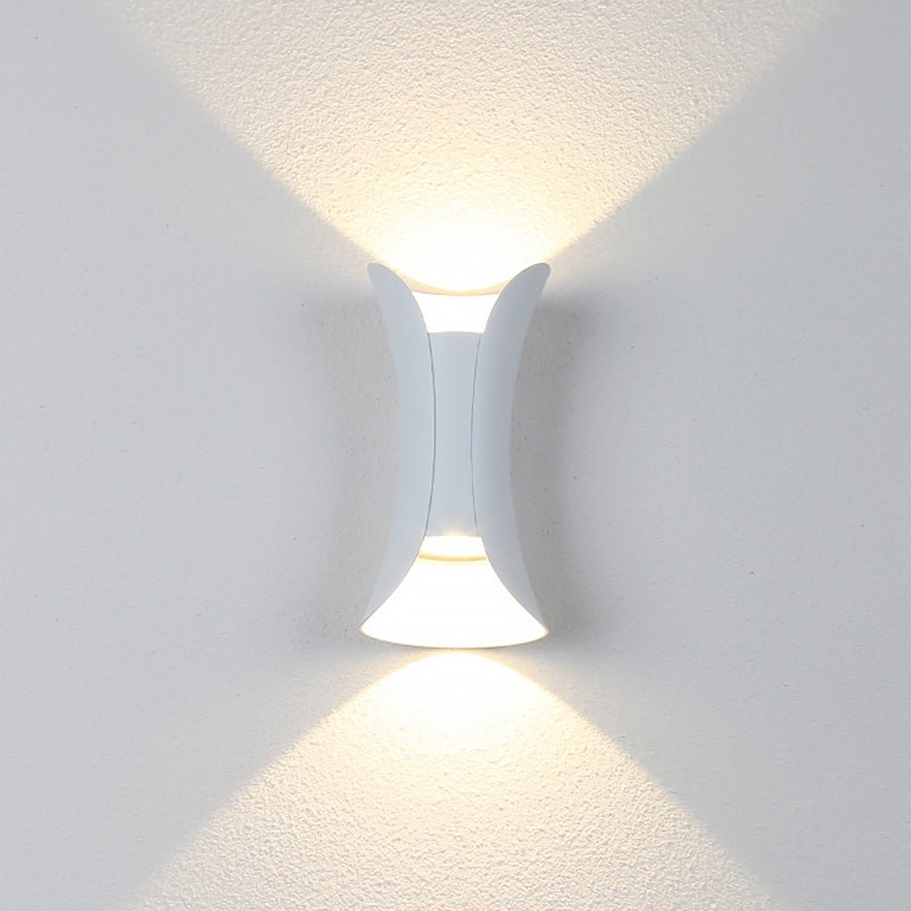 Elegante waterdichte LED-lampen met gebogen vorm voor de tuin