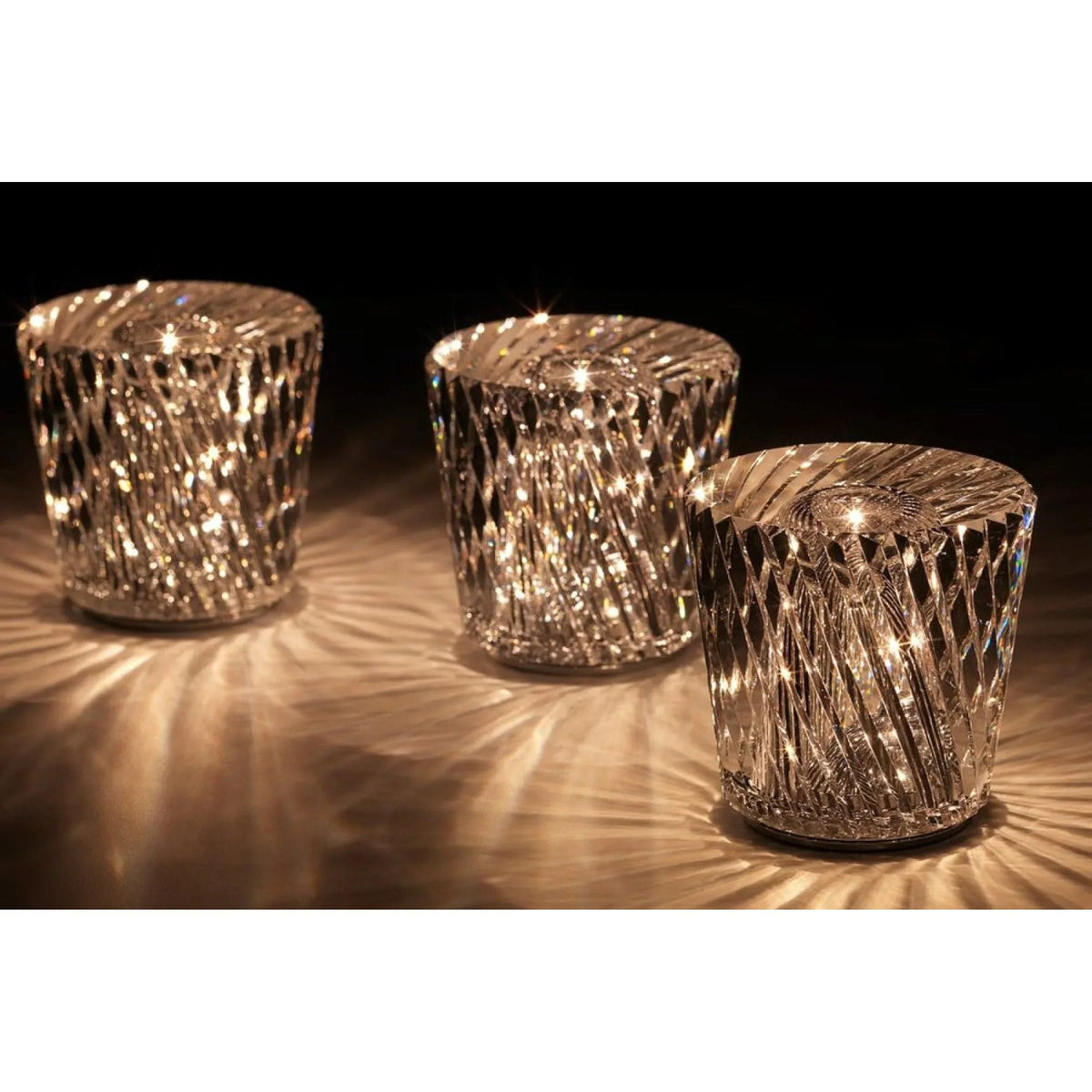 Lamp - Luxe Diamant Kristal LED Oplaadbare Tafel lamp