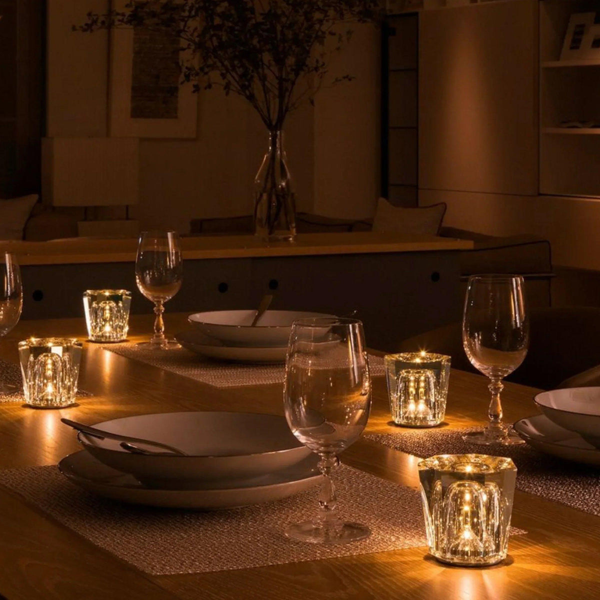 Lamp - Luxe Diamant Kristal LED Oplaadbare Tafel lamp