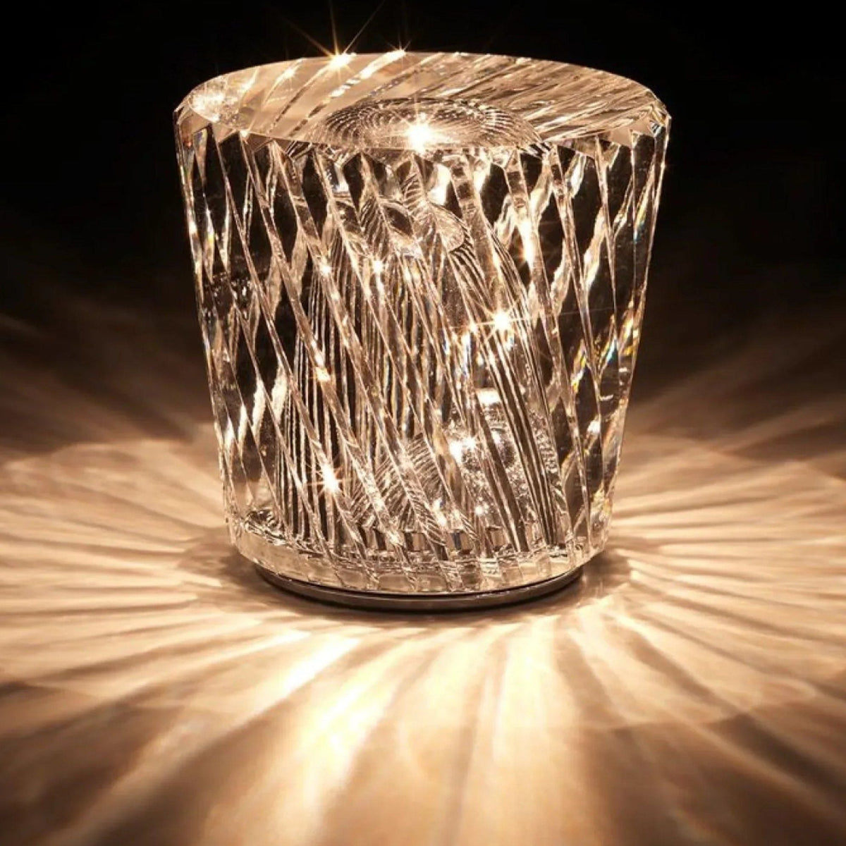 Lamp - Luxe Diamant Kristal LED Oplaadbare Tafel lamp