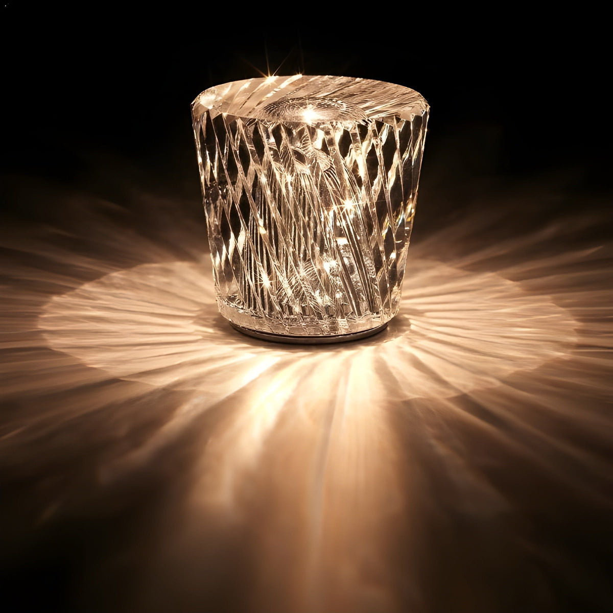 Lamp - Luxe Diamant Kristal LED Oplaadbare Tafel lamp