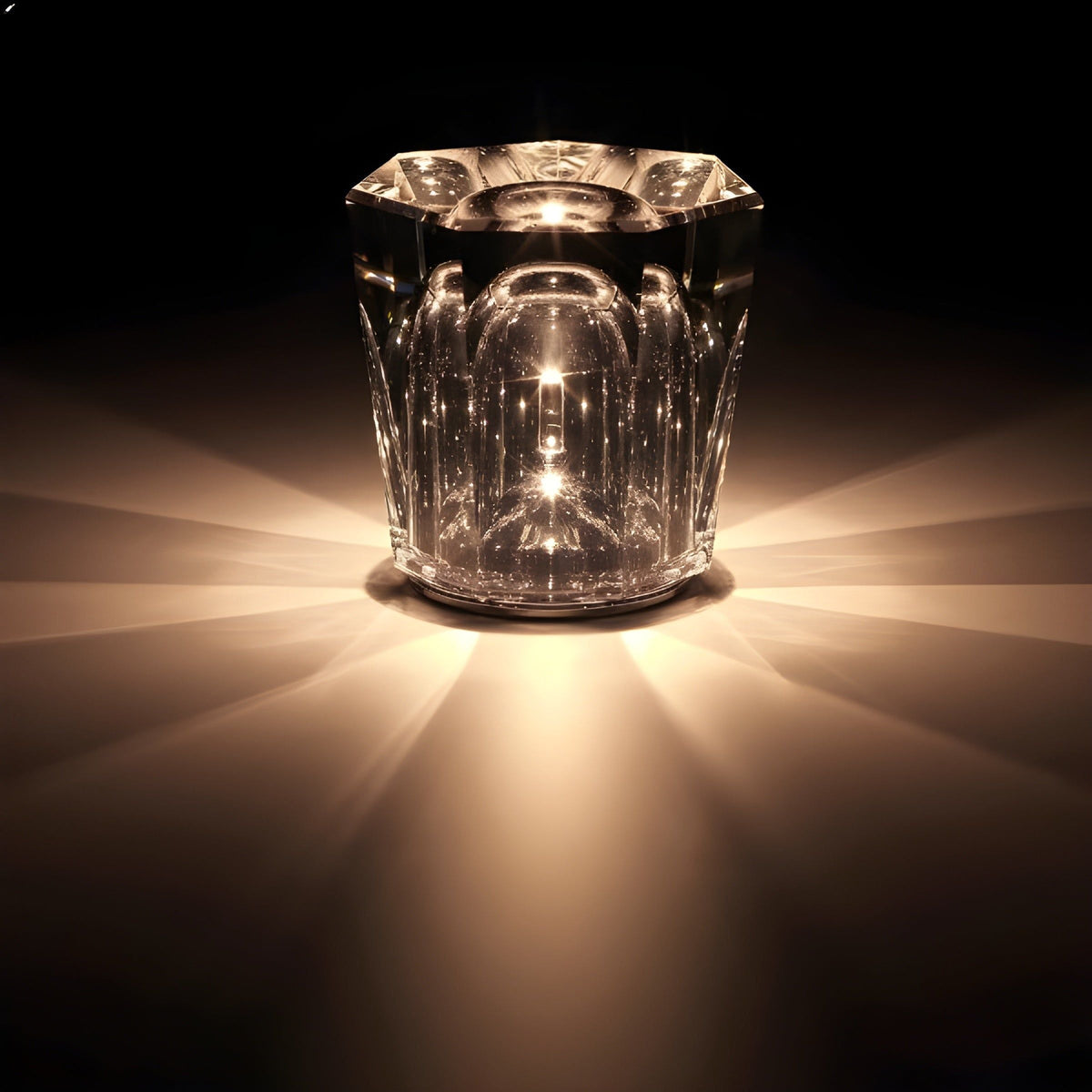 Lamp - Luxe Diamant Kristal LED Oplaadbare Tafel lamp