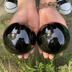 Obsidiaanse Kristallen Ball Decoratie