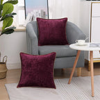 Zachte Chenille Velours Sierkussenhoes