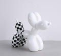 Zwart-witte ballonhond