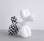 Zwart-witte ballonhond