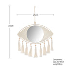 Avosian | Boho Macramé Oog Spiegel Muurdecoratie