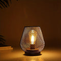 RusticMesh Tafellamp Set Industriële Stijl en Sfeerverlichting