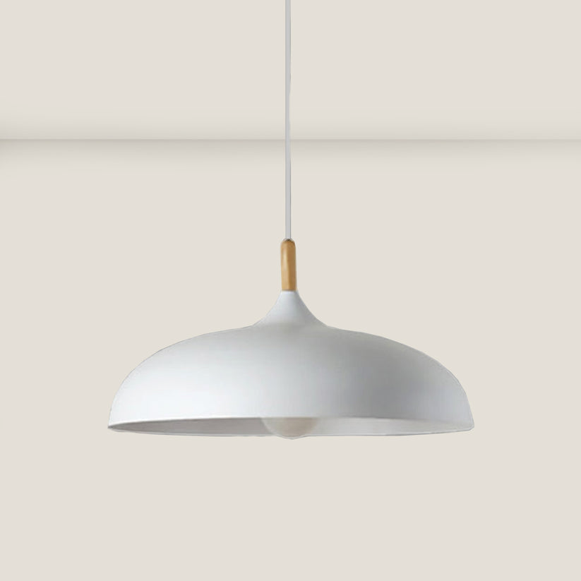 Eichenholz plafondlamp in Scandinavisch design – LED houten plafondlicht