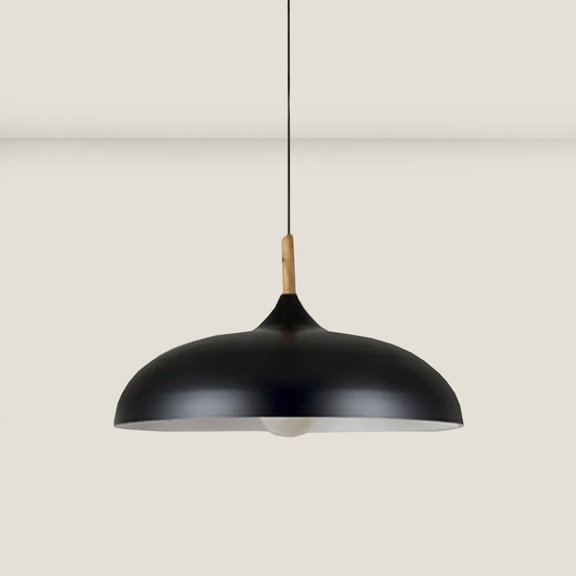 Eichenholz plafondlamp in Scandinavisch design – LED houten plafondlicht