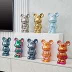 Kleurvolle Keramische Beer Sculptuur en Standbeeld Spaarpot Bureau Ornament