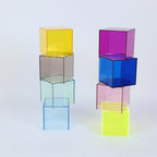 Kleurige Acryl Tentoonstellingsopbergdoos