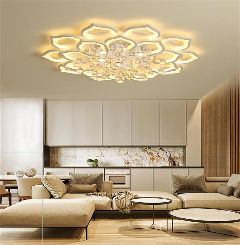 Kristall Lotus Deckenlamp - LumiLotus